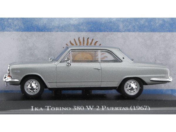 IKA (Peugeot) Torino 380 W - 2 Puertas - silver - Atlas 1:43