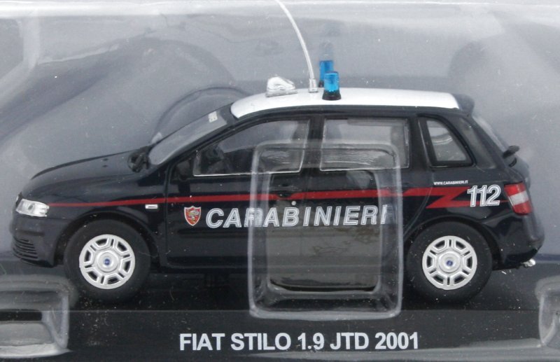 FIAT Stilo 1.9 JTD - 2001 - Carabinieri - Atlas 1:43