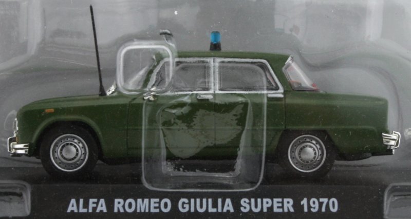 ALFA ROMEO Giulia Super - 1970 - Polizia - Atlas 1:43