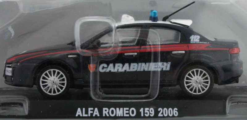 ALFA ROMEO 159 - 2006 - Carabinieri - Atlas 1:43