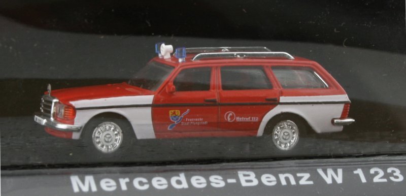 MB Mercedes Benz T - Modell W123 - Firetruck - Atlas 1:72
