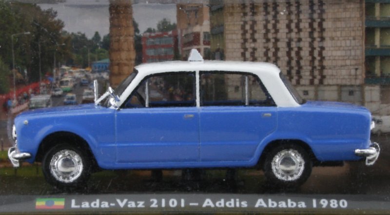 LADA VAZ 2101 - Addis Ababa - 1980 - Taxi Cab - Atlas 1:43