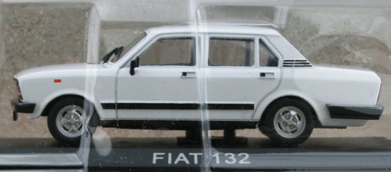 FIAT 132 - white - Atlas 1:43