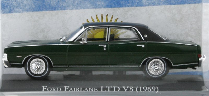 FORD Fairlane LTD V8 - 1969 - greenmetallic - Atlas 1:43
