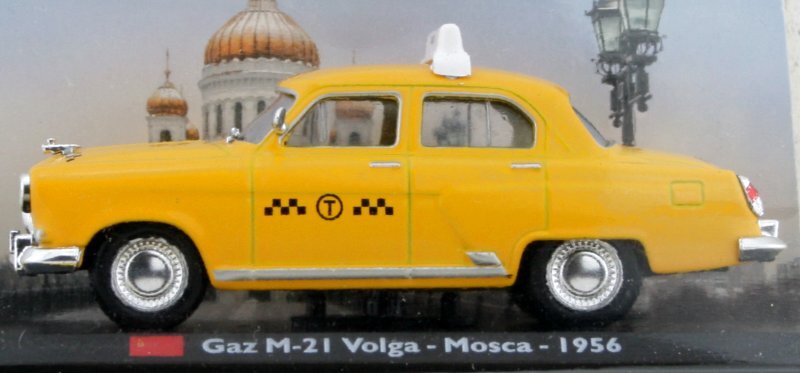 GAZ M-21 Volga - 1956 - Taxi Cab - Atlas 1:43