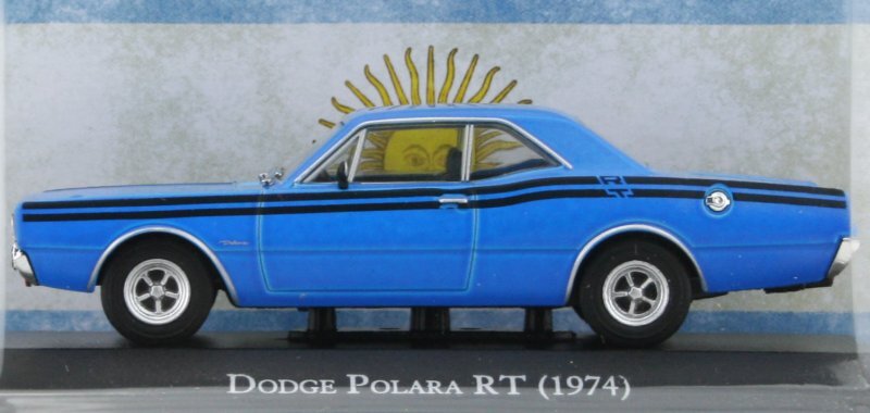 DODGE Polara R/T - 1974 - blue - Atlas 1:43