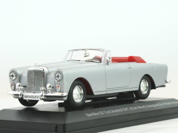 BENTLEY S2 Continental DHC - silver - YATMING 1:43