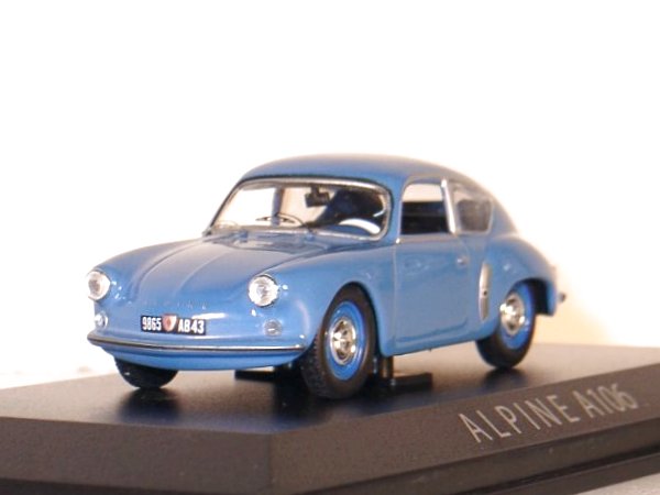 RENAULT Alpine A106 - 1956 - blue - Norev 1:43