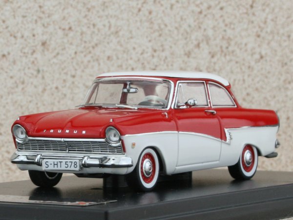 FORD Taunus 17M - 1957 - red / white - Premium X 1:43