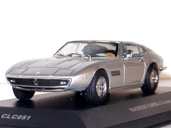 MASERATI Ghibli Coupe - 1970 - silver - IXO 1:43