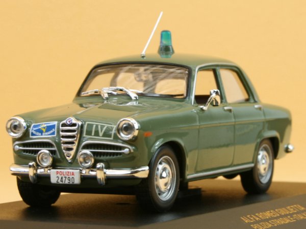 ALFA ROMEO Giulietta - 1959 - Polizia Stradale - IXO 1:43