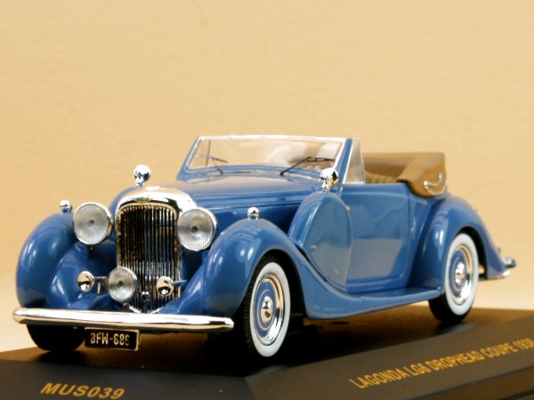 LAGONDA LG6 Drophead Coupe - 1938 - blue - IXO 1:43