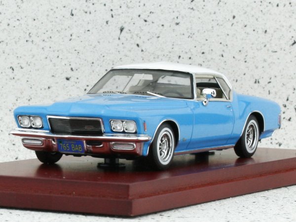 BUICK Riviera - 1971 - blue / white - True Scale 1:43