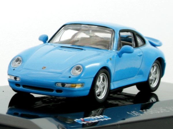 PORSCHE 911 Turbo - 1995 - blue - 711 1:43