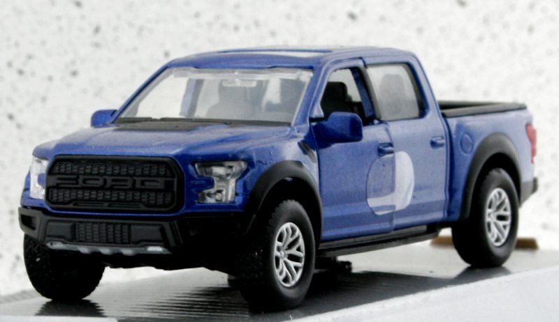 FORD F-150 Raptor - 2017 - bluemetallic - MotorMax 1:32