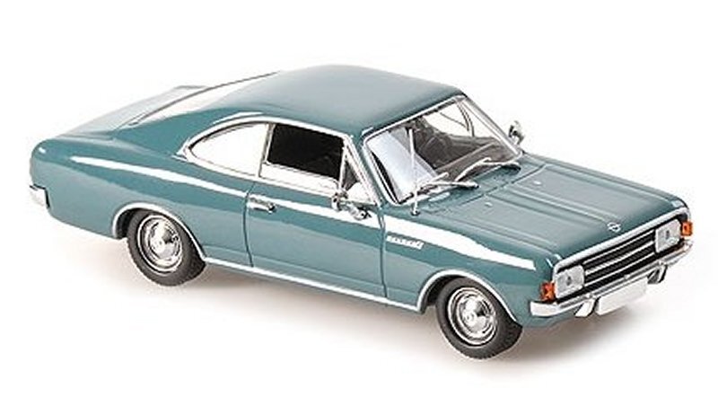 OPEL Rekord C Coupe - 1966 - blue - Maxichamps 1:43