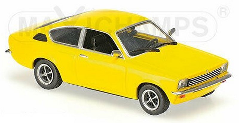 OPEL Kadett C Coupe - 1974 - yellow - Maxichamps 1:43