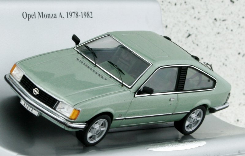 OPEL Monza A - greenmetallic - OPEL Collection 1:43