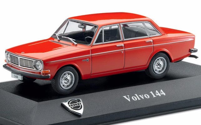 VOLVO 144 - red - Atlas 1:43