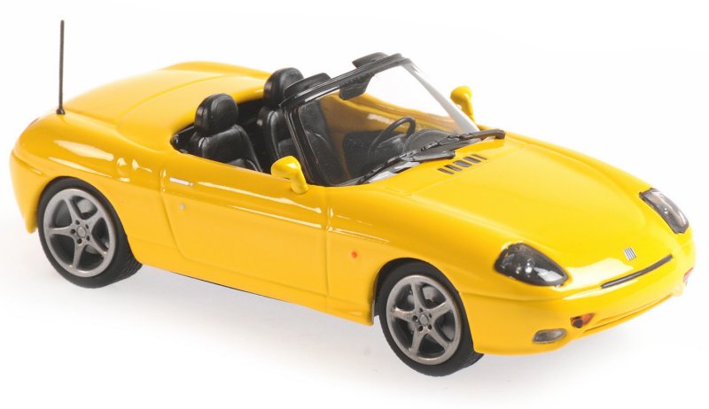 FIAT Barchetta - 1995 - yellow - Maxichamps 1:43