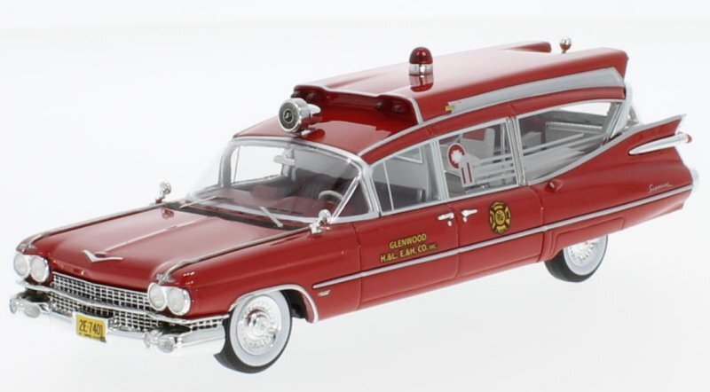 CADILLAC S&S Superior Rescue - 1959 - Ambulance - NEO 1:43