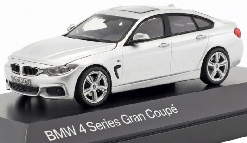 BMW Series 4 Gran Coupe - 2014 - Glacier silver - Kyosho 1:43