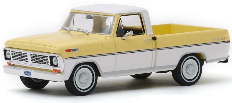 FORD F-100 Pick up - 1970 - yellow / white - Greenlight 1:43