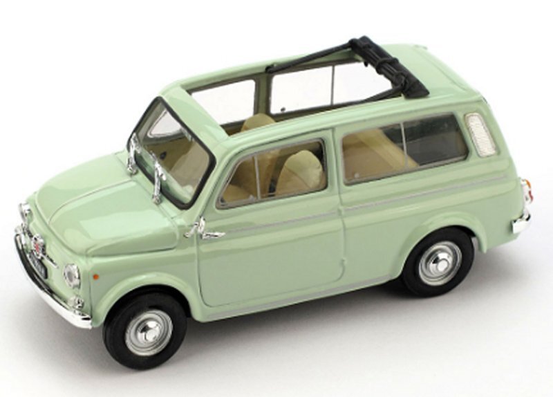 FIAT 500 Giardiniera - 1960 - lightgreen - Brumm 1:43