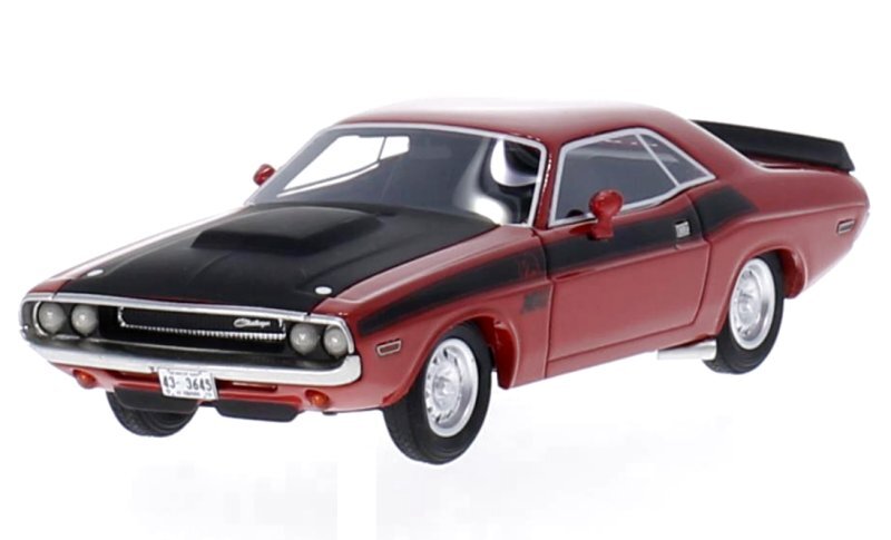 DODGE Challenger T/A - 1970 - red / black - BoS 1:43
