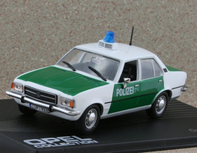 OPEL Rekord D - 1972 - Police - Atlas 1:43