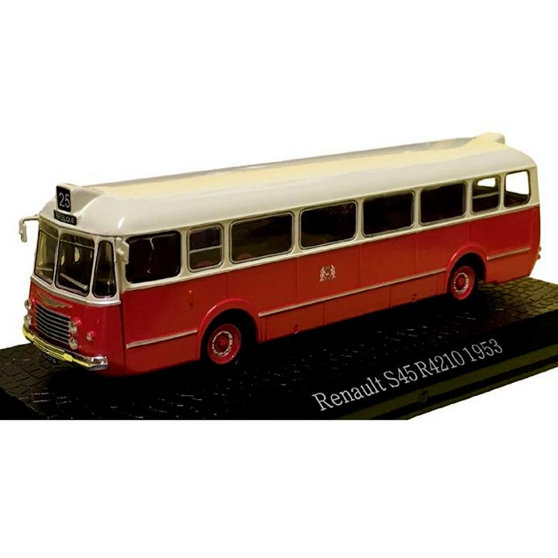 RENAULT S45 R4210 - 1953 - red / white - Atlas 1:72