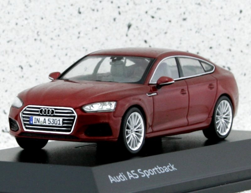 AUDI A5 Sportback - Matador redmetallic - AUDI Dealer 1:43