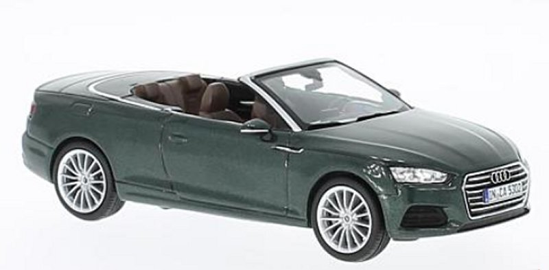 AUDI A5 Cabriolet - 2017 - gotlandgrün - AUDI Dealer 1:43