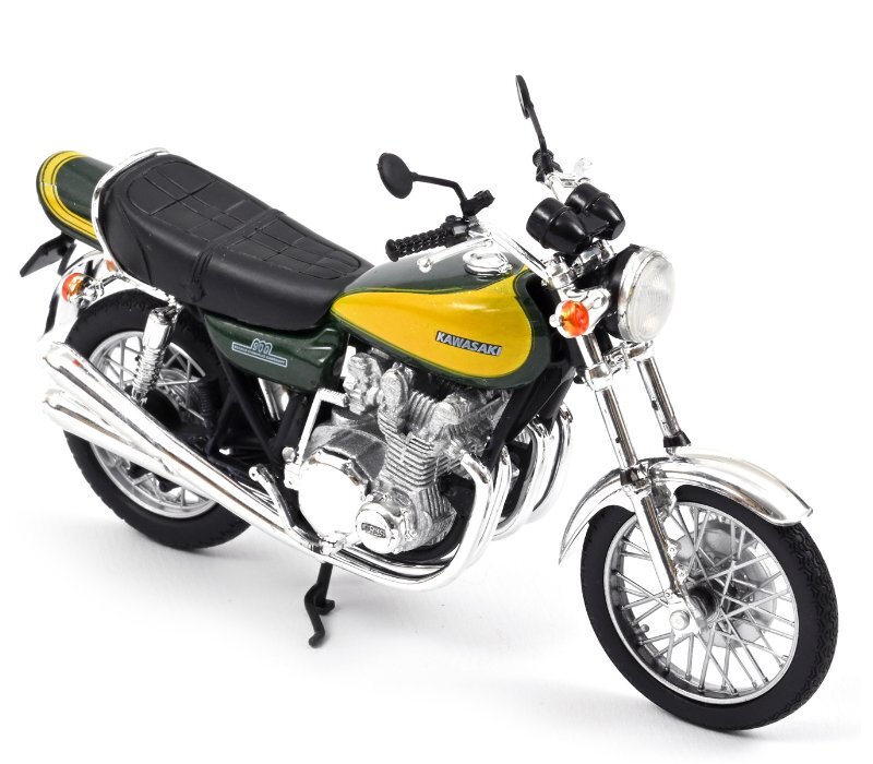 KAWASAKI Z900 - 1973 - green / yellow - Norev 1:18