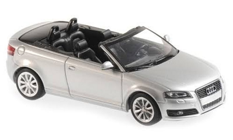 AUDI A3 Cabrio - 2007 - silver - Maxichamps 1:43