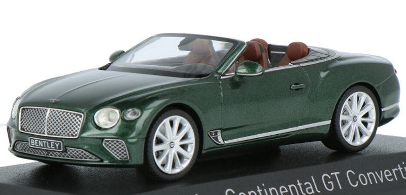 BENTLEY Continental GT Cabrio - 2018 - verdant metallic - Norev 1:43