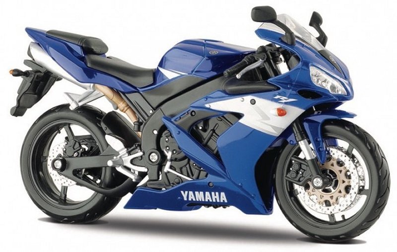 YAMAHA YZF-R1 - 2004 - blue / white - Maisto 1:12