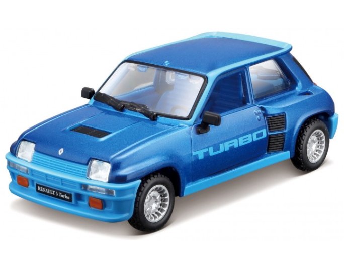 RENAULT 5 Turbo - 1982 - bluemetallic - Bburago 1:32