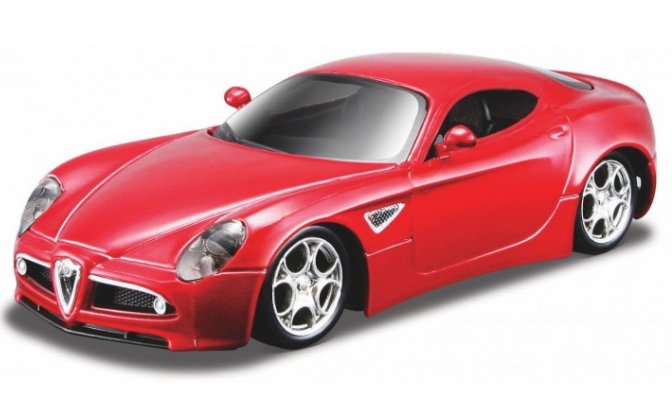 ALFA ROMEO 8C Competizione - redmetallic - Bburago 1:32