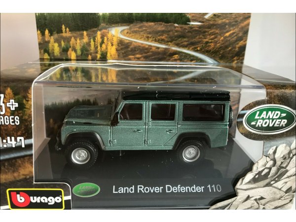 LAND ROVER Defender 110 - greenmetallic - Bburago 1:47