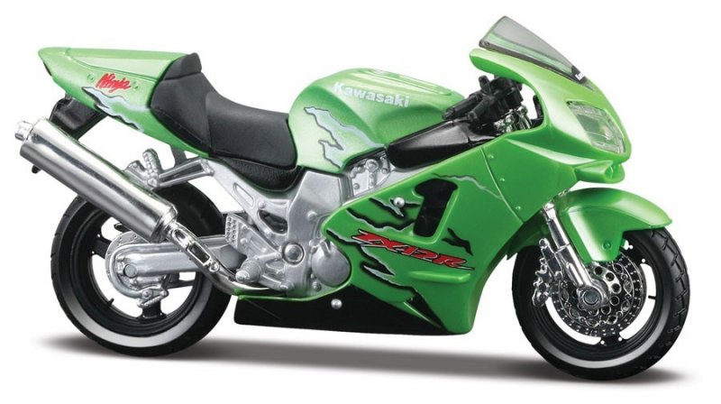 Kawasaki Ninja ZX-12 R - Green Metallic - Maisto 1:18