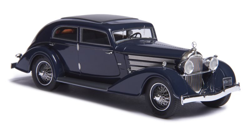 AUSTRO DAIMLER ADR 8 Alpine Sedan - 1932 - darkblue - ESVAL 1:43