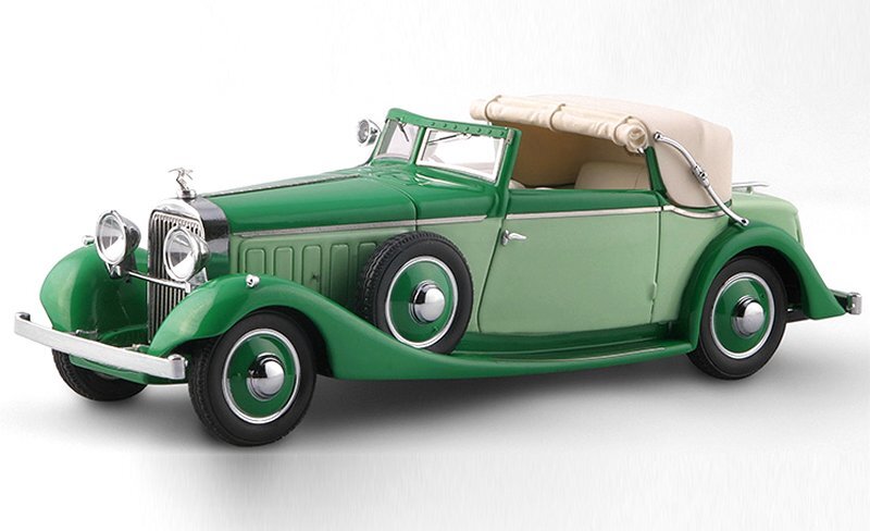 HISPANO SUIZA J12 Drophead Coupe - 1934 - 2-tone green - ESVAL 1:43