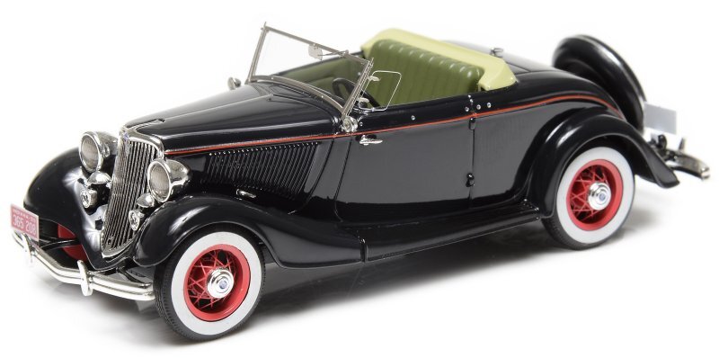 FORD Model 40 Roadster - 1933 - black - ESVAL 1:43