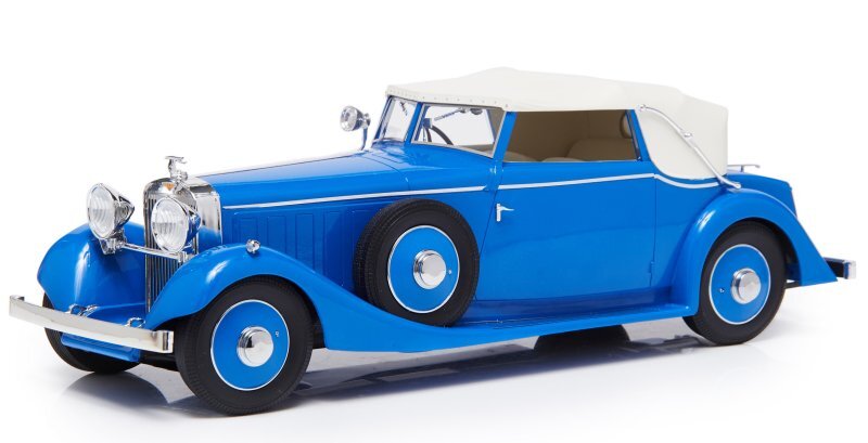 HISPANO SUIZA J12 Three-Positions Drophead Coupe - blue - ESVAL 1:43