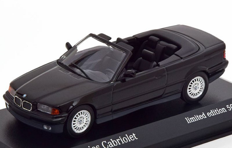 BMW 3-Series Cabrio (E36) - 1993 - black - Minichamps 1:43