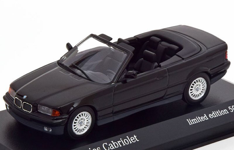 BMW 3-Series Cabrio (E36) - 1993 - black - Minichamps 1:43