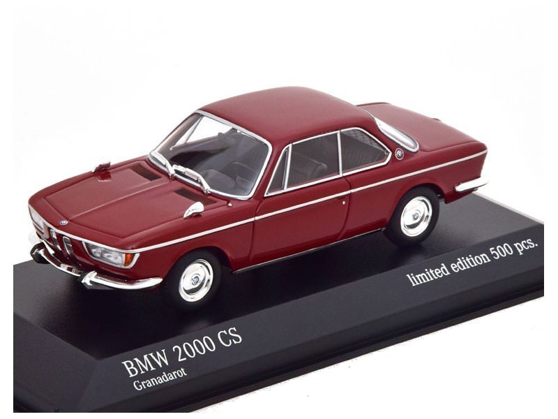 BMW 2000 CS - 1967 - granda red - Minichamps 1:43