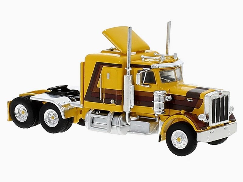 PETERBILT 359 - 1973 - yellow / brown - Brekina 1:87