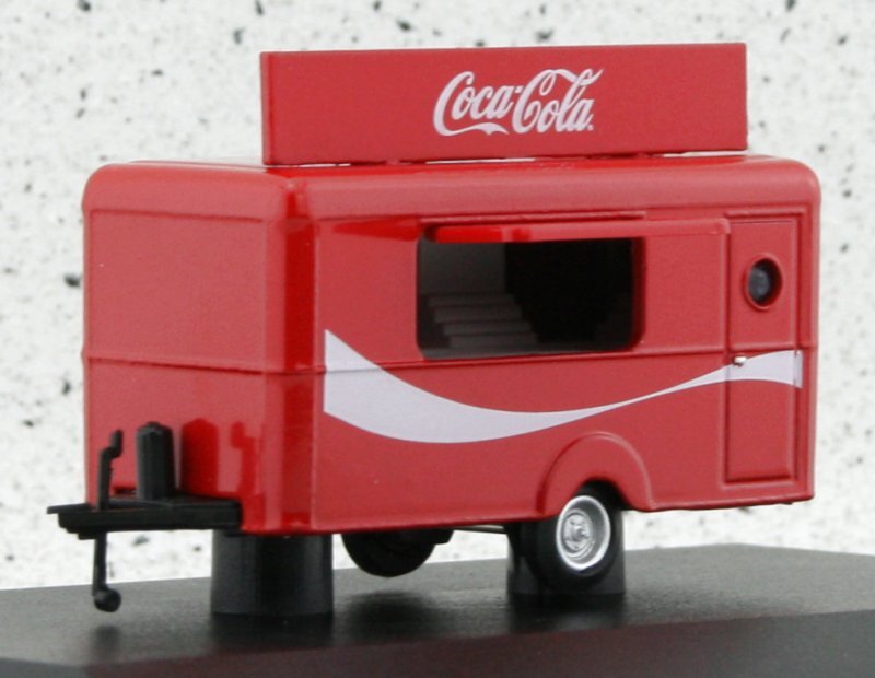 Anhänger / Trailer - Coca Cola - red - Oxford 1:76